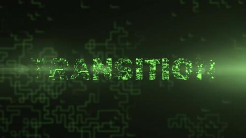 Videohive - Transition - Digital Text Animation - 47607773