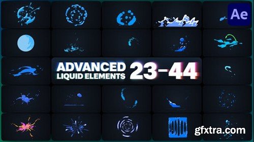 Videohive Advanced Liquid Elements for After Effects 47621597