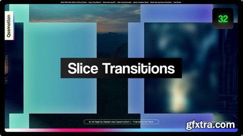 Videohive Slice Transitions 47613180