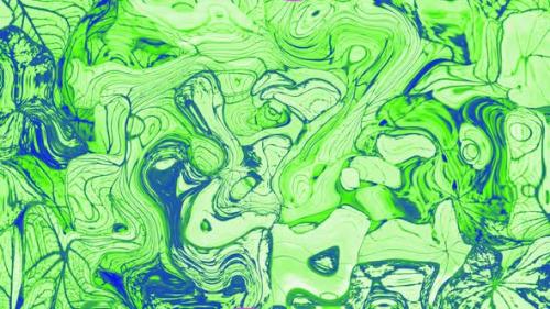 Videohive - Abstract color liquid background animation. Wave liquid Background. 111 - 47607865