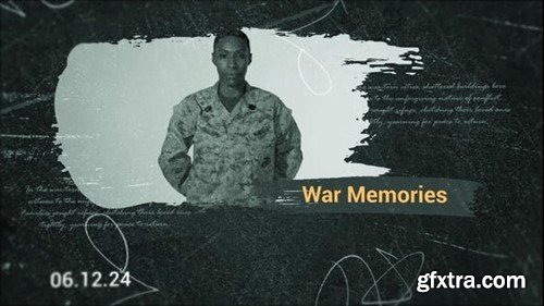 Videohive War Memories Slideshow 47638514