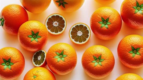 Videohive - Juicy citrus fruits created with the help of artificial intelligence. 010 - 47610235