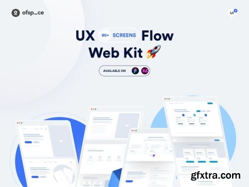 UXFlow Web Kit Design Ui8.net