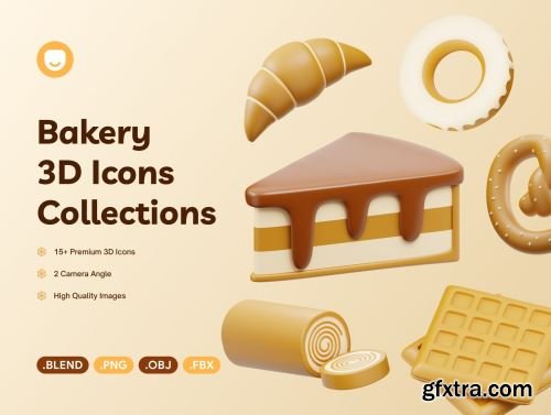 Bakery 3D Icon Ui8.net