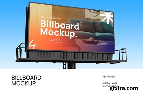 Billboard Mockup Low Angle View VJPCDP7