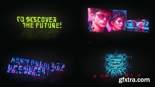 Videohive Cyberpunk Promo Titles 47590348