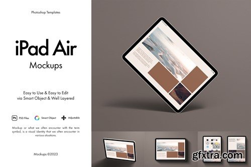 iPad Air Mockup 7FQ3648