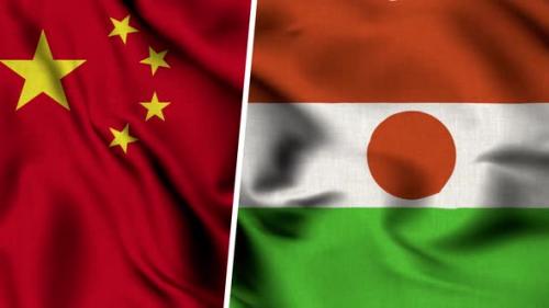 Videohive - China Flag And Flag Of Niger - 47634895