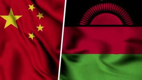 Videohive - China Flag And Flag Of Malawi - 47634908