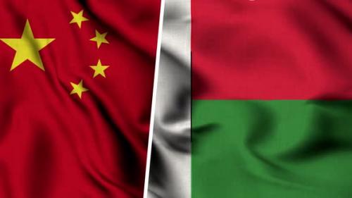 Videohive - China Flag And Flag Of Madagascar - 47634909