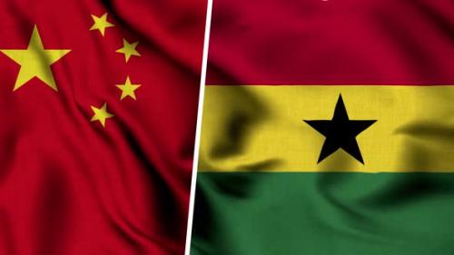 Videohive - China Flag And Flag Of Ghana - 47635097