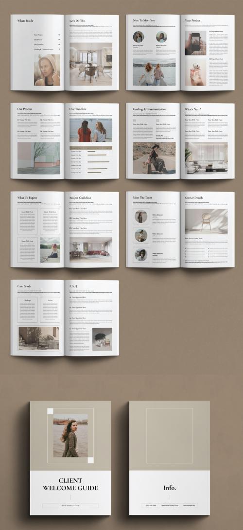 Welcome Guide Business Template Magazine Layout 636889039