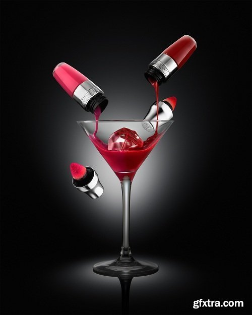 Photigy - Creating Lipstick Gloss Advertisement Image