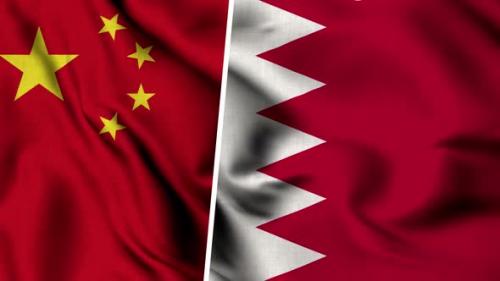 Videohive - China Flag And Flag Of Bahrain - 47635115