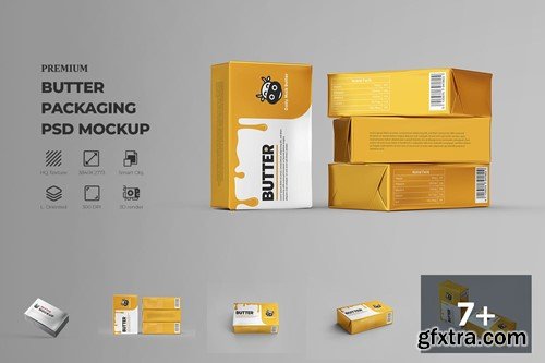 Butter Foil Packaging Mockups 7C5R2BQ