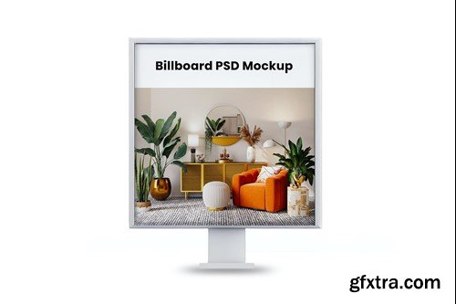 Simple Vertical Billboard PSD Mockup FCCLN2L