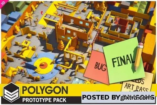 POLYGON Prototype - Low Poly 3D Art by Synty v1.6