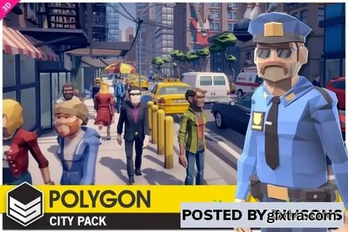 POLYGON City - Low Poly 3D Art by Synty v1.8