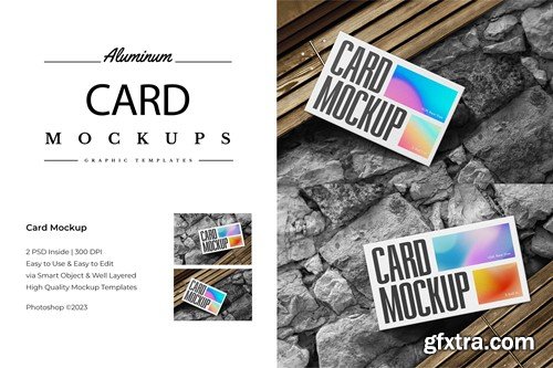 USA & EUR Card Mockup X26MQZW