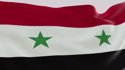 Videohive - Syria Fabric Flag - 47635396