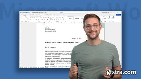 Write a professional Letter with Microsoft Word 365