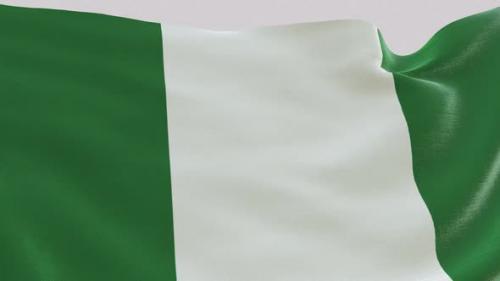 Videohive - New Nigeria Fabric Flag - 47635543