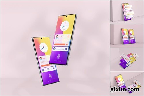 Android Smartphone Psd Mockups Collection GHXBMGE
