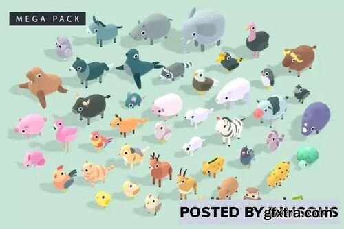 Quirky Series - Animals Mega Pack Vol 1 v1.4