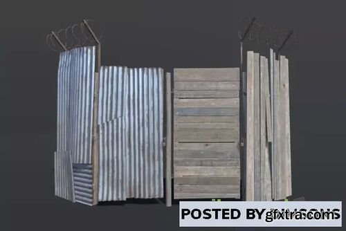 Post Apocalyptic Fence PBR v1.0