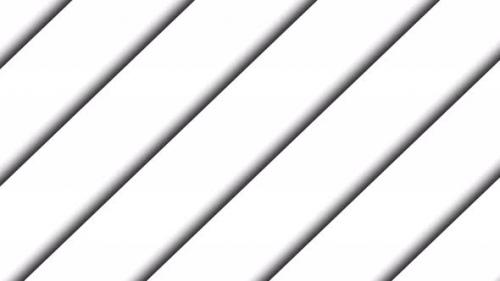 Videohive - Abstract 3d stripes wavy shiny motion white background - 47627494