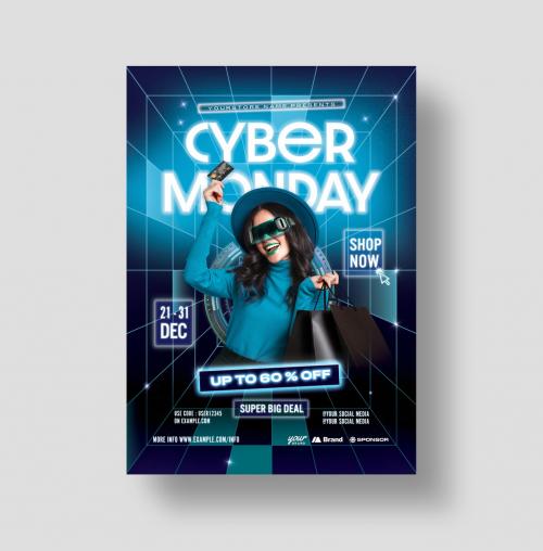 Cyber Monday Flyer Template 637171509