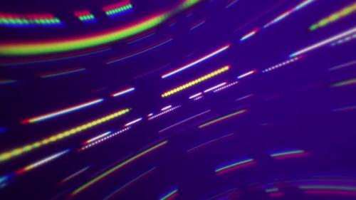 Videohive - Retro Glowing Neon Lines Background - 47635877