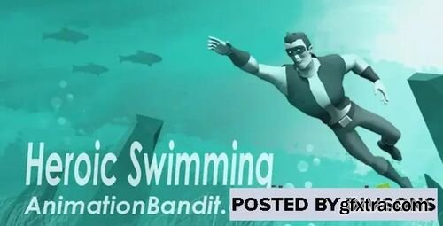Unity Animations Heroic Swimming v1.01