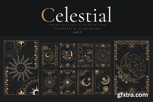 Celestial Interstellar Frame Illustration Vol.1 5GXVBU9