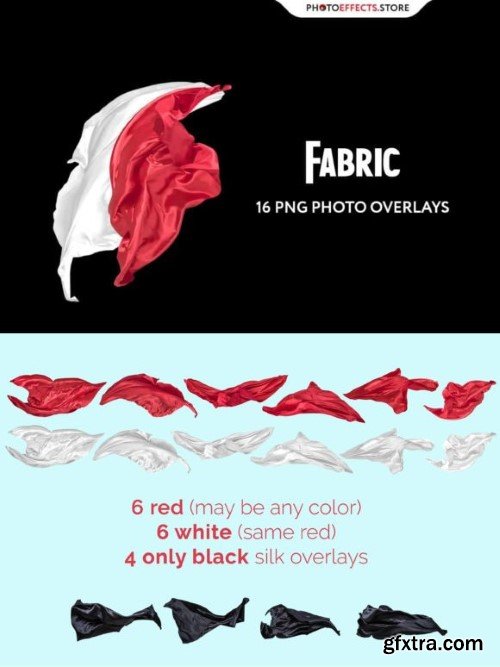 16 Fabric Photo Overlays Set