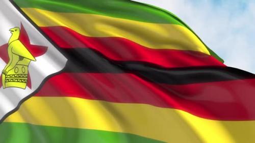 Videohive - Zimbabwe Flag Waving - 47621400