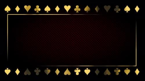 Videohive - Luxury Gold Title Border Background Black Abstract Text Banner Blank Vip Backdrop with Golden Frame - 47633488