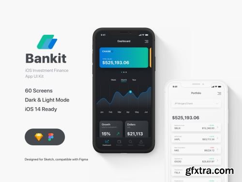 Bankit Finance UI Kit Ui8.net