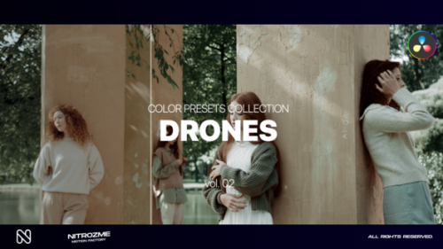 Videohive - Drones LUT Collection Vol. 02 for DaVinci Resolve - 47700617