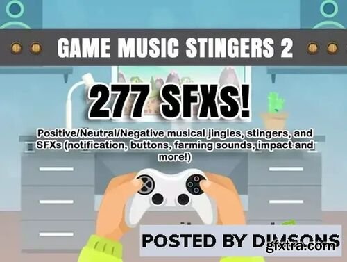 Game Music Stingers and UI SFX 2 Pack v1.0