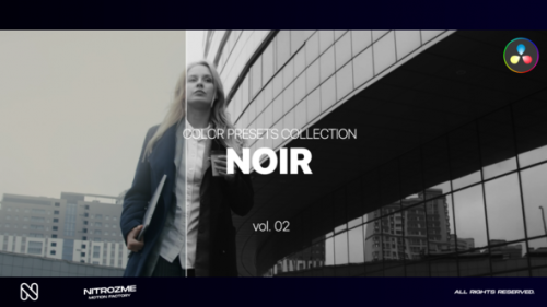 Videohive - Noir LUT Collection Vol. 02 for DaVinci Resolve - 47700654