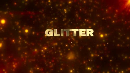 Videohive - Glitter Golden Festive Text Background - 47600882