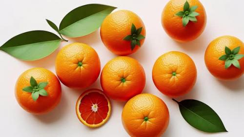Videohive - Juicy citrus fruits created with the help of artificial intelligence. 004 - 47610226