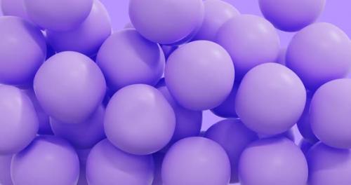 Videohive - 3d Purple Color Ball - 47610331