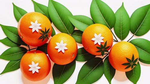 Videohive - Juicy citrus fruits created with the help of artificial intelligence. 002 - 47610385