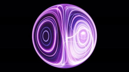 Videohive - Purple Sphere Loop 4K - 47613601