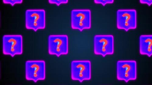 Videohive - 3D Question Mark Background - 47614082