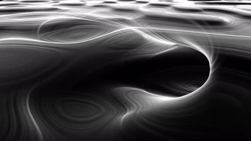 Videohive - Black and White Liquid Fluid Texture Shape Material Background - 47620053
