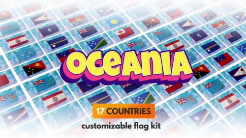 MotionArray - Flag Kit - Oceania - kit