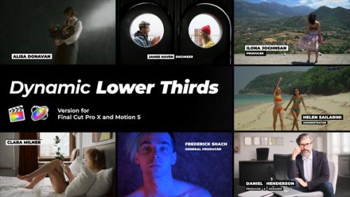 Videohive - Dynamic Lower Thirds | FCPX - 46896147